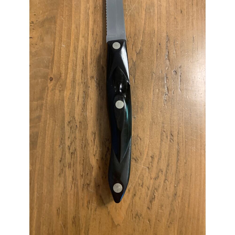 Cutco Slicer Serrated Knife 9 3/4" Blade 1724 Bread Classic Handle USA Vintage - Picture 3 of 7